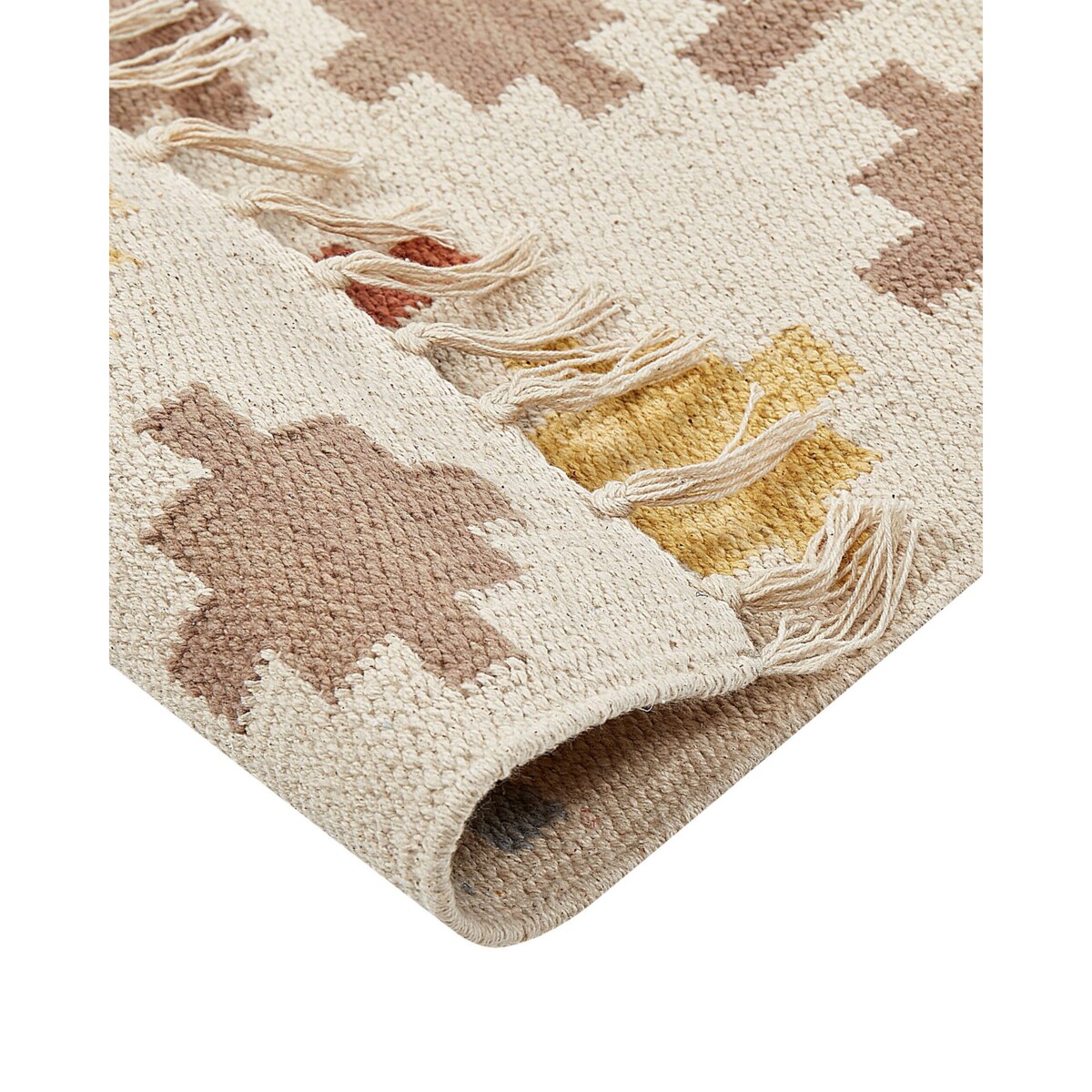 Dywan ATAN Kolorowy 80 x 300 cm Bawełna Kilim