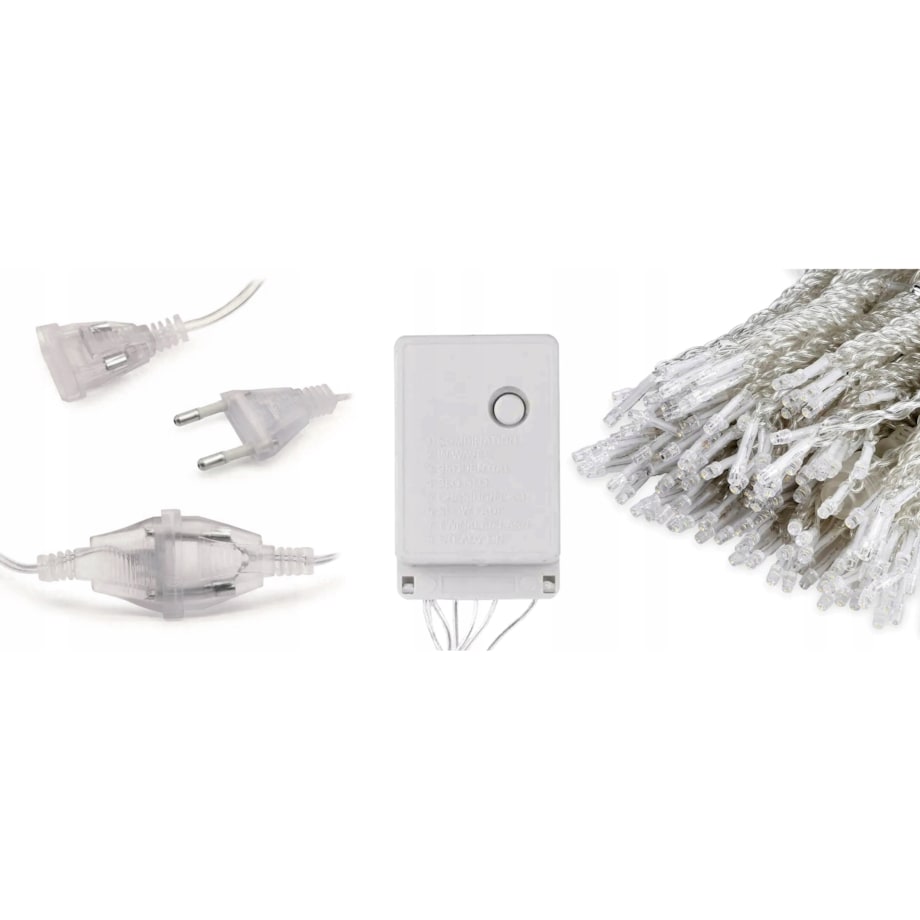 Kurtyna Lampki Led 300 Szt. Girlanda Pilot 230V
