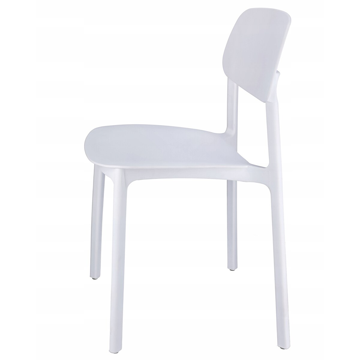 4 X Krzesło Do Jadalni Kuchni Stołu Zestaw Komplet Lara Białe