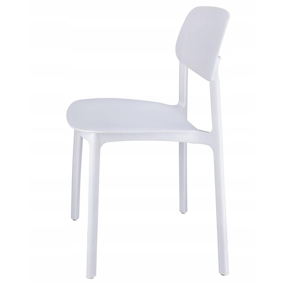 4 X Krzesło Do Jadalni Kuchni Stołu Zestaw Komplet Lara Białe