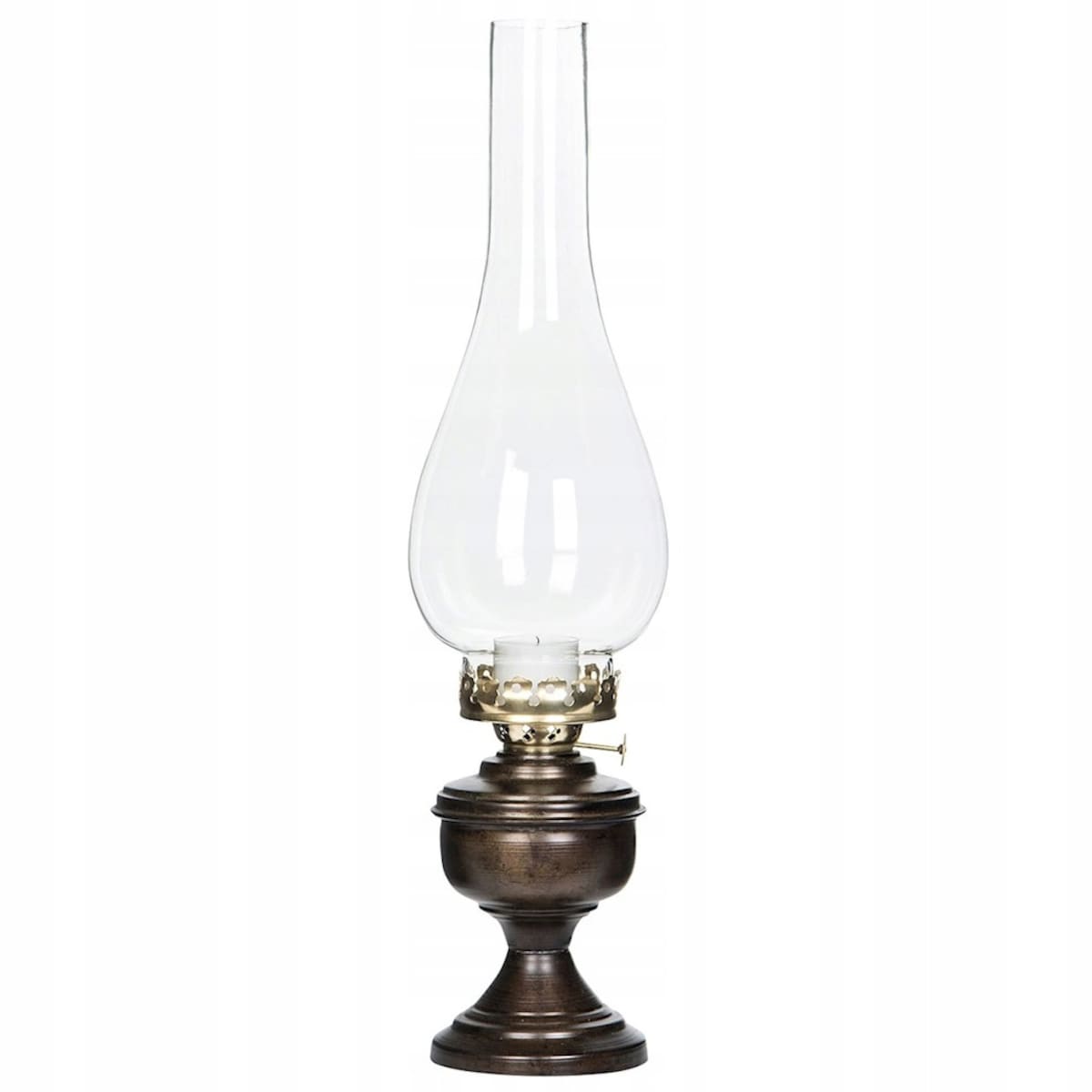 ŚWIECZNIK NA TEALIGHT LAMPA NAFTOWA SZKLANY SKANDYNAWSKI LOFT WYSOKI