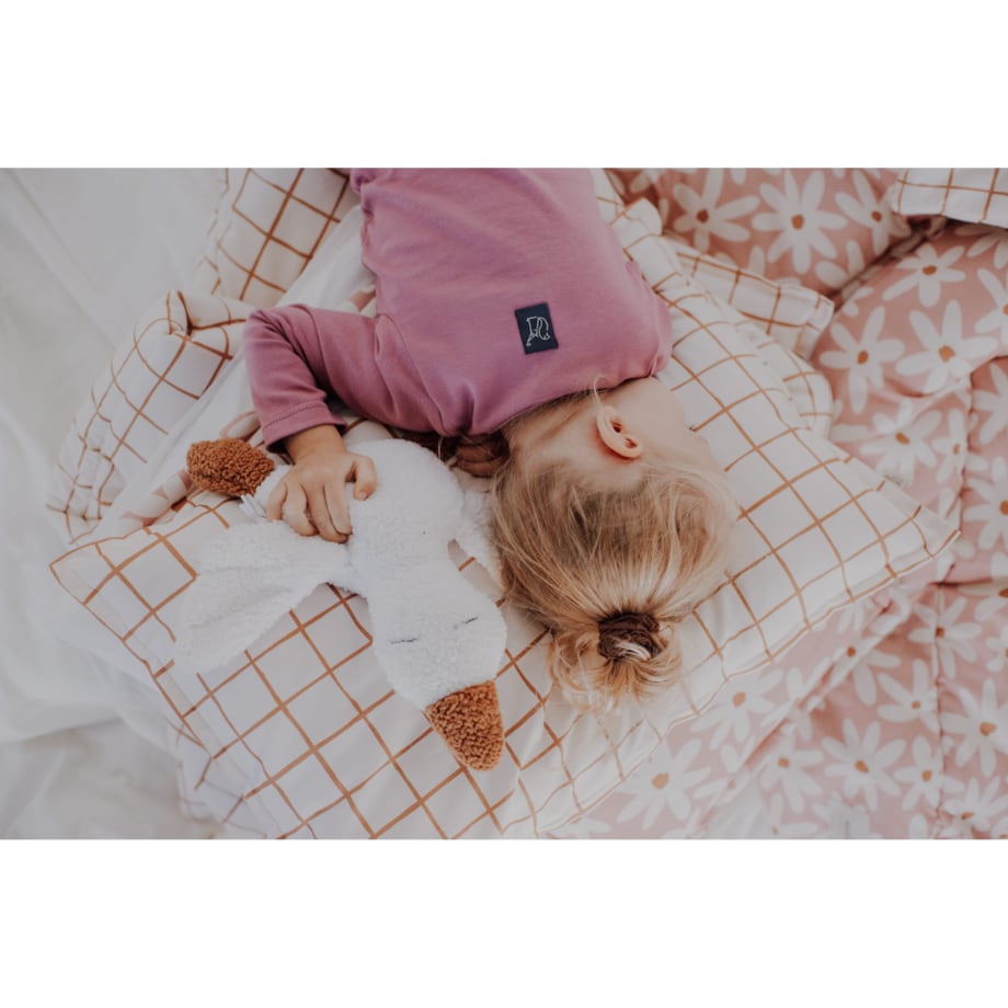 POŚCIEL BAWEŁNIANA Z WYPEŁNIENIEM CAMEL CHECK - XL