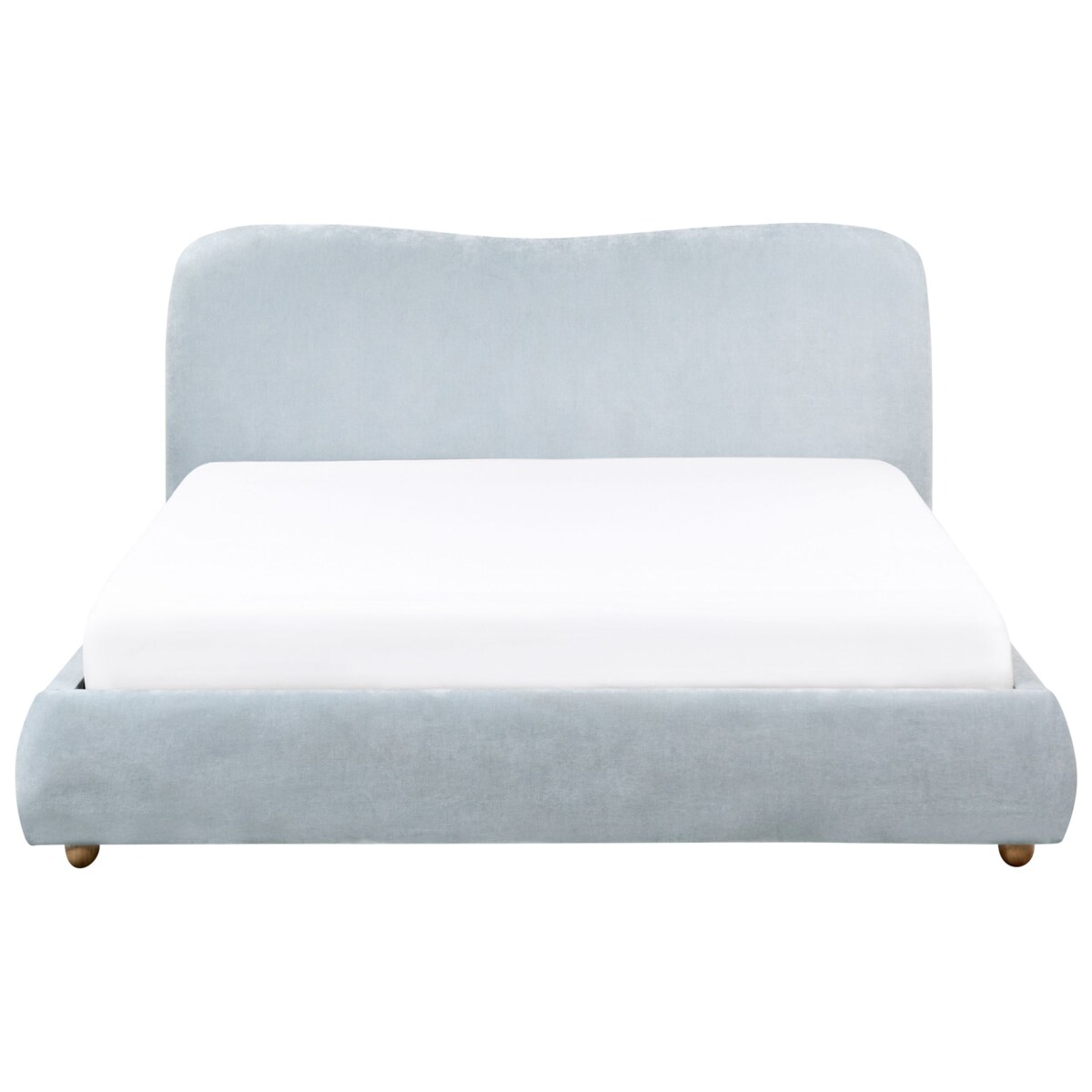 Łóżko z pojemnikiem BLAGNAC 160 x 200 cm Błękitny