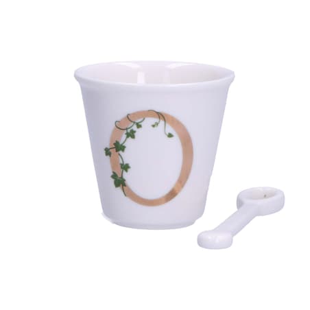 Filiżanka z łyżeczką Unico - 75 ml, O