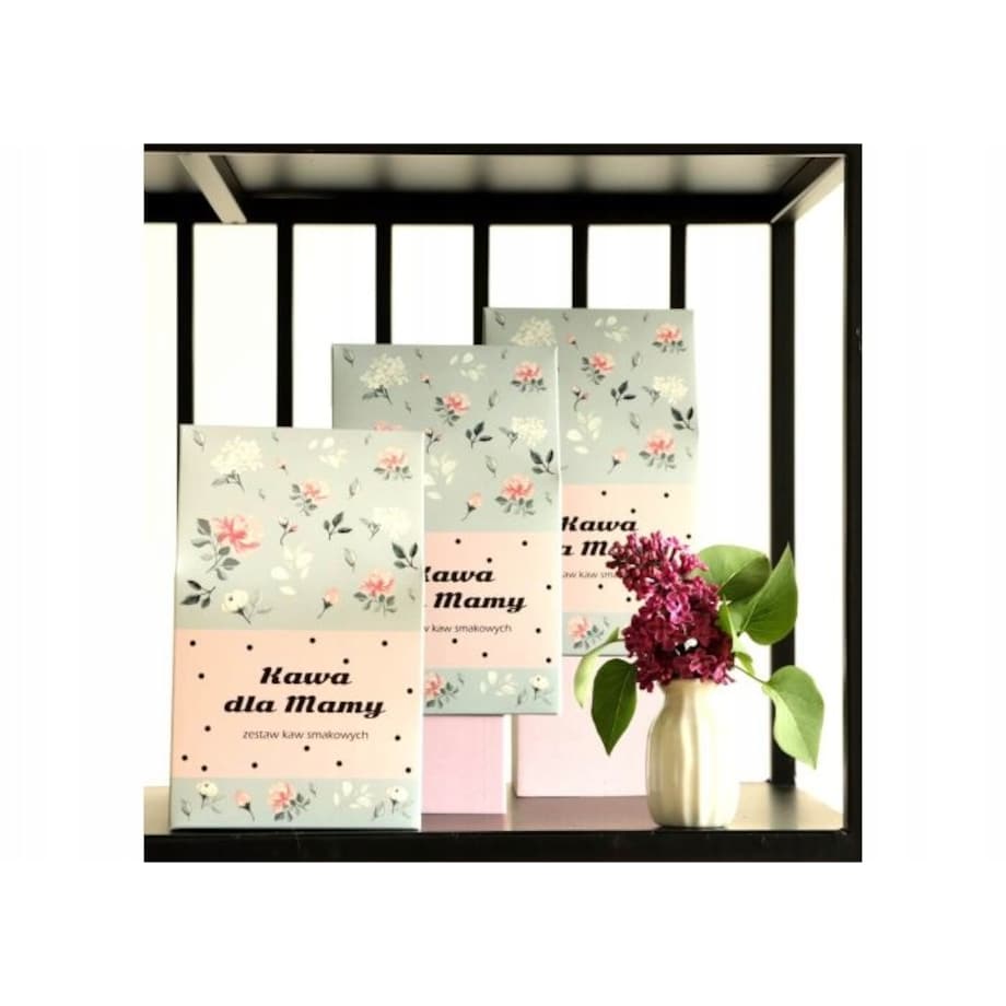 ZESTAW PREZENTOWY UPOMINKOWY NA DZIEŃ MATKI URODZINY DLA MAMY TEŚCIOWEJ - MIX 10 RÓŻNYCH KAW SMAKOWYCH DESEROWYCH MIELONYCH ARABICA