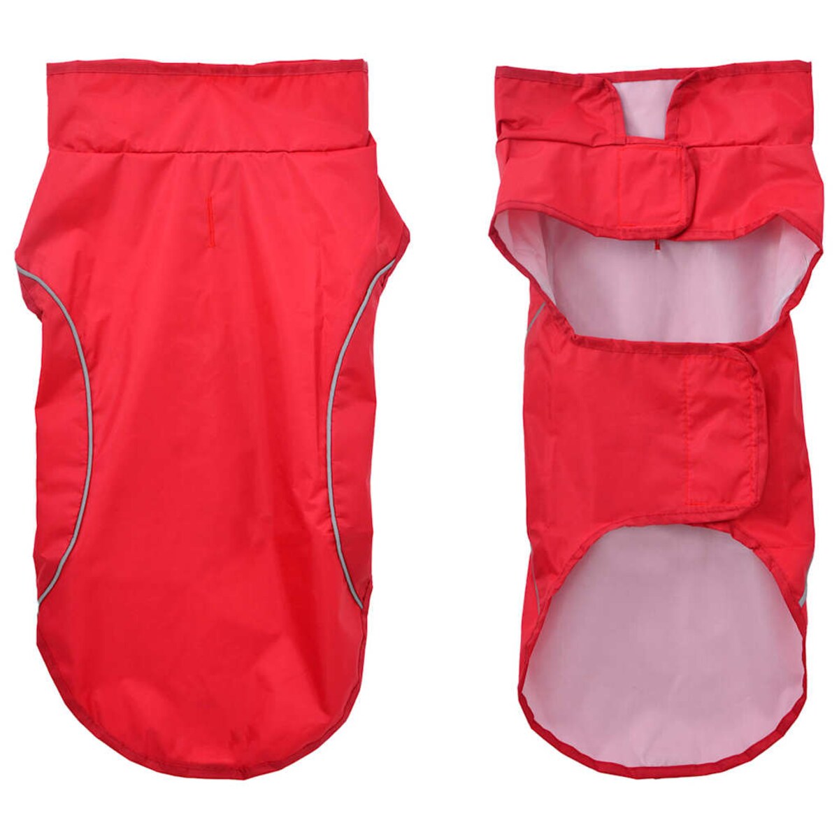 vidaXL Płaszcz przeciwdeszczowy dla psa z odblaskowymi paskami