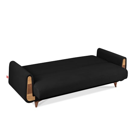 KONSIMO GUSTAVO II Sofa 3-osobowa, kolor czarny