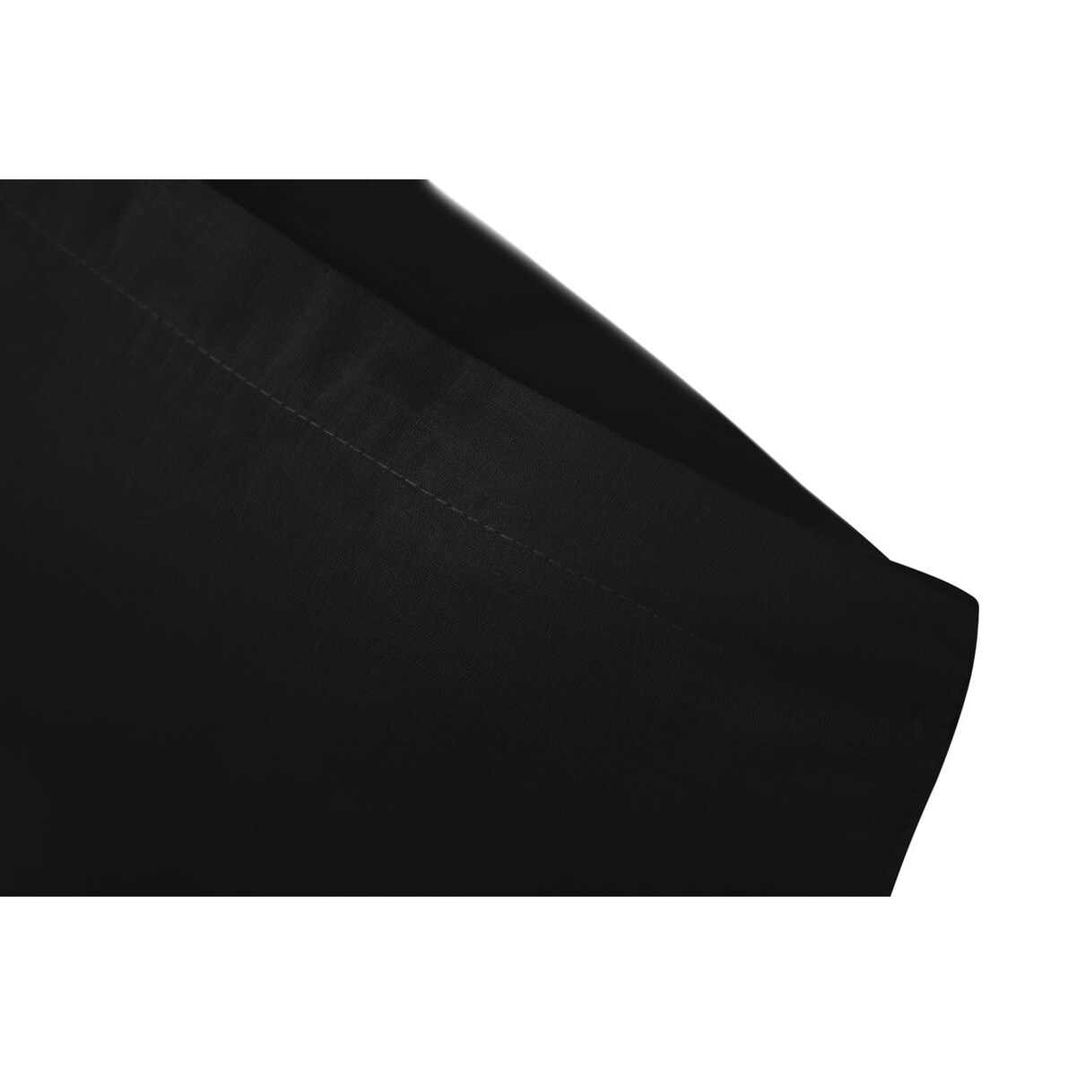 Czarne Prześcieradło Bawełniane 160 x 200 Simply Tradycyjne Proste Duże mocne