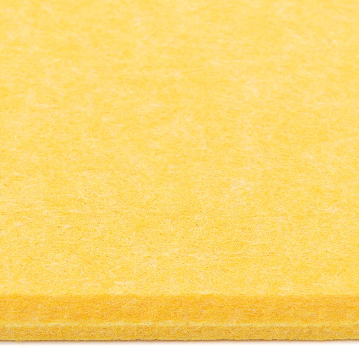 Zestaw 2 szt panel filcowy Felly 40x46 cm płytka heksagon gładki żółty