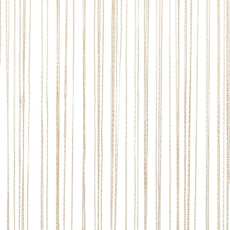 vidaXL Zasłony sznurkowe, 2 sztuki, 140 x 250 cm, beżowe