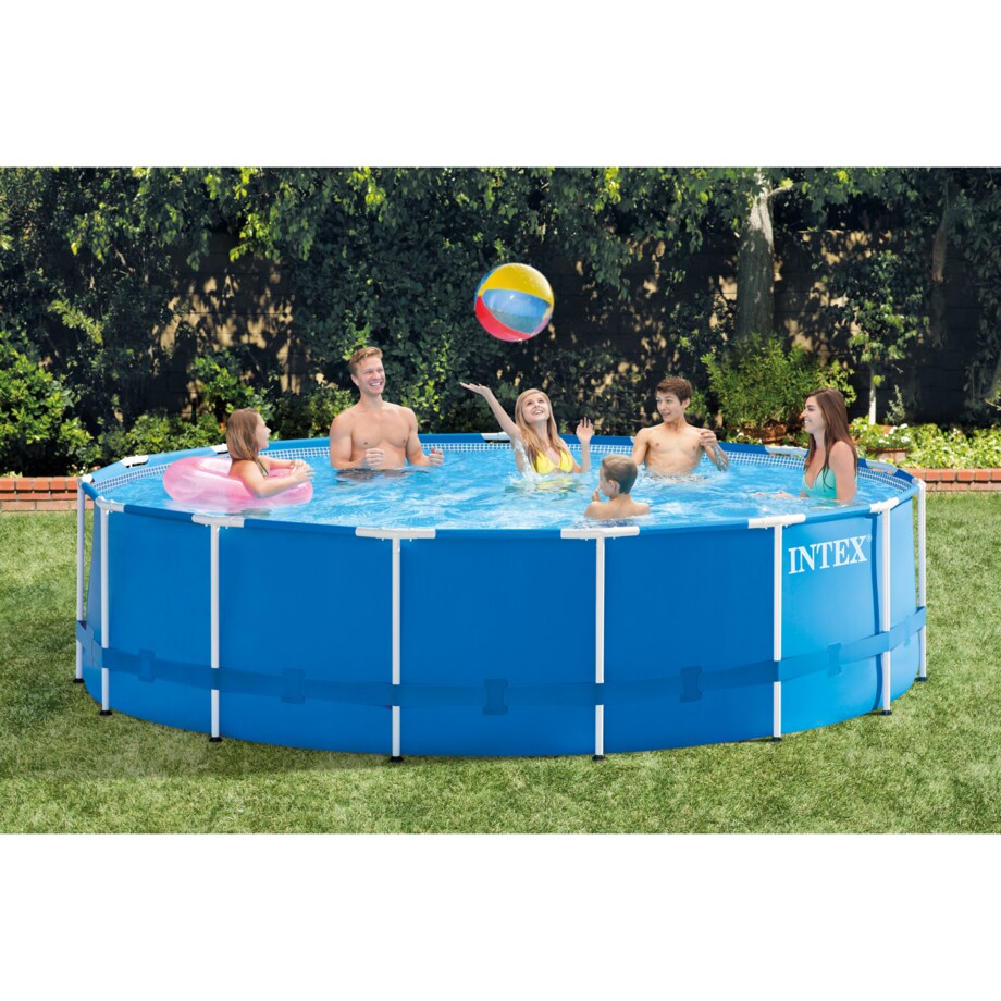 Basen ogrodowy stelażowy Intex 457x122 zestaw 21w1