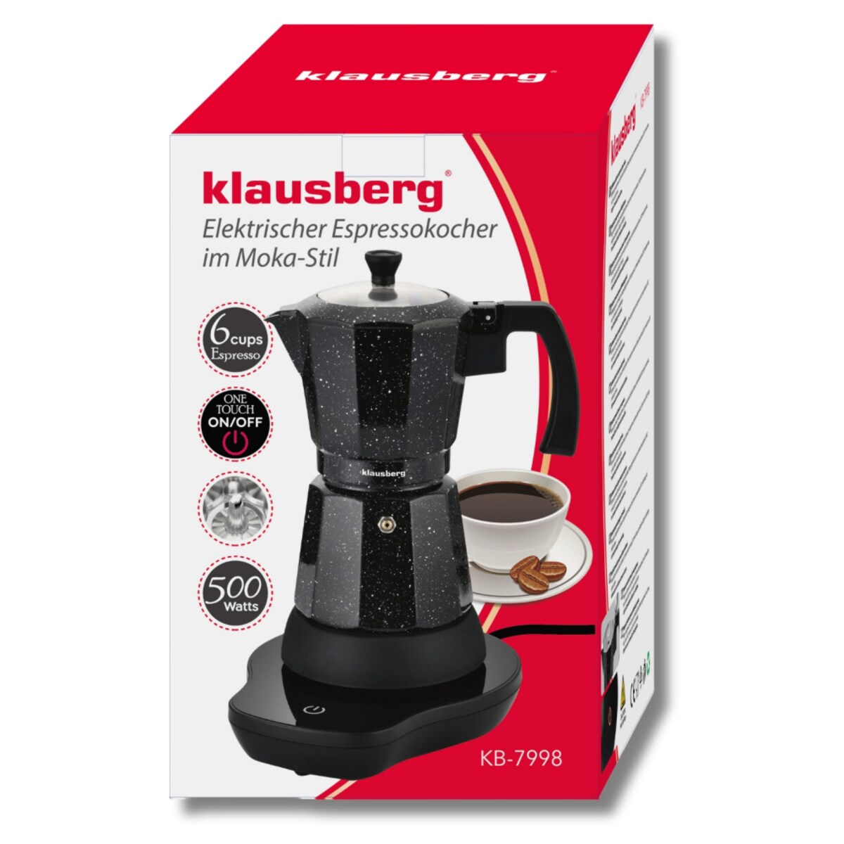 Klausberg kawiarka elektryczna 66695