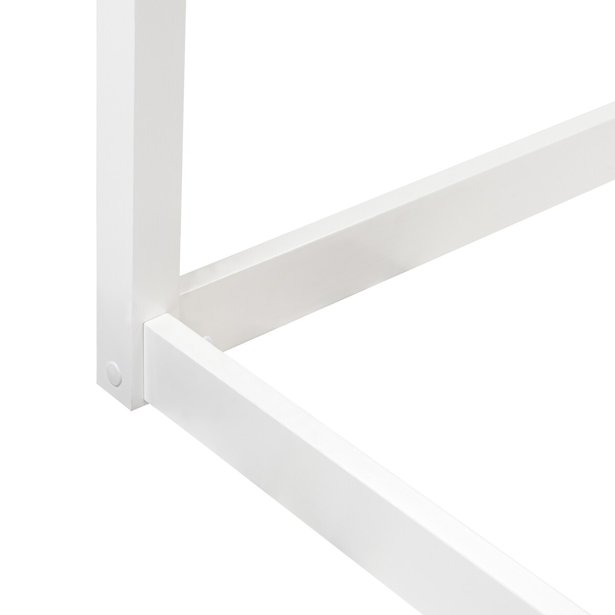 Łóżko na antresoli Domek Drewno sosnowe DIENNE 90 x 200 cm Biały