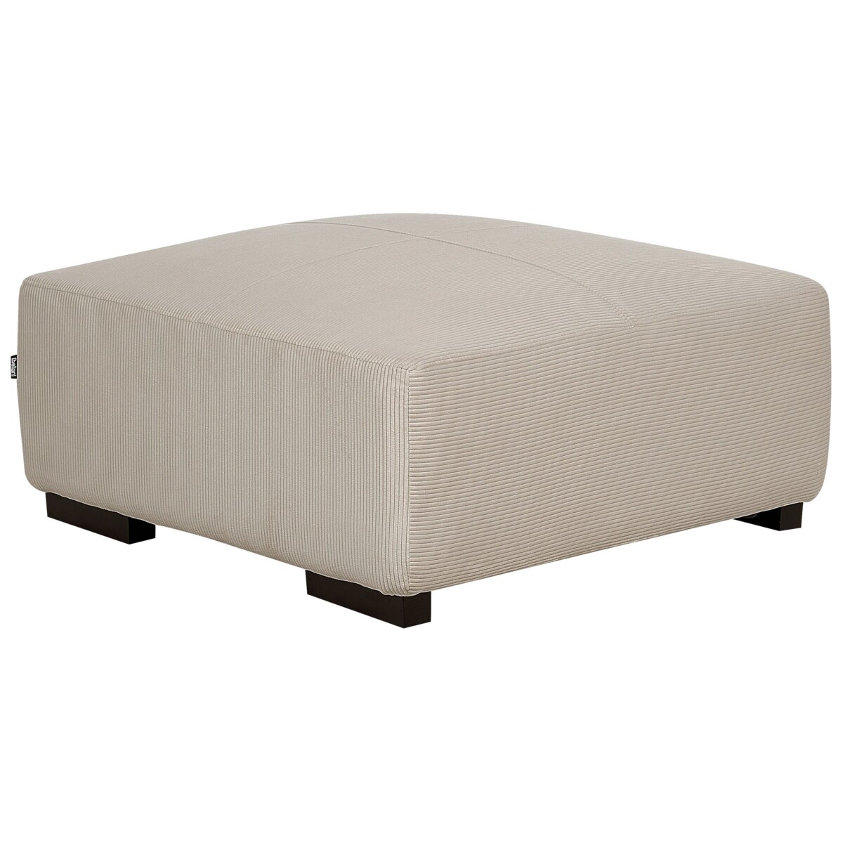 Otomana sztruksowa beżowa LUNGO