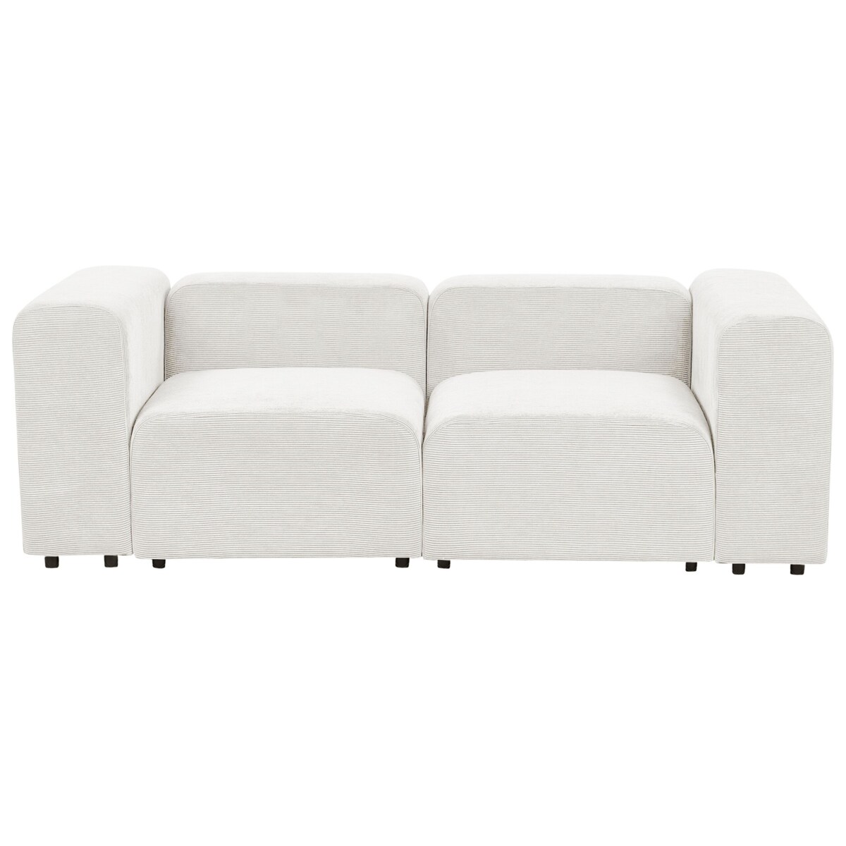 Sofa modułowa 2-osobowa sztruksowa biała FALSTERBO