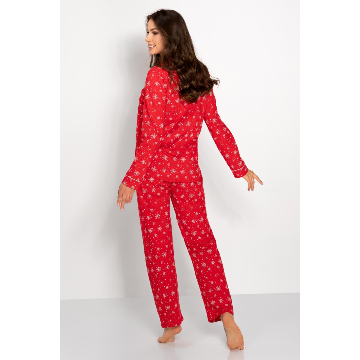 Piżama Letters To Santa Red, XL