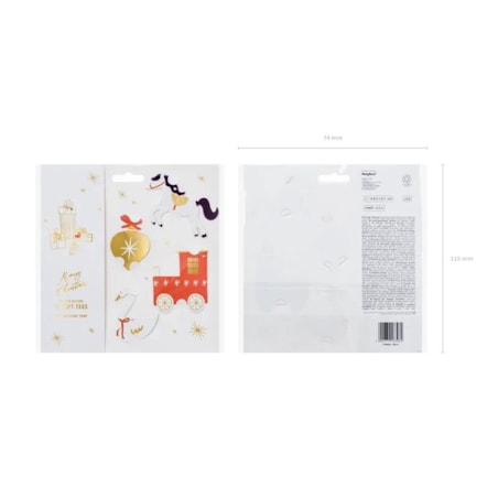 Zawieszki do prezentów Las, mix