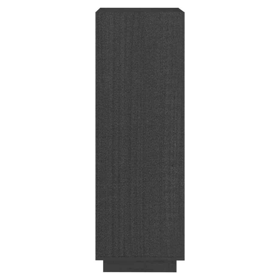 vidaXL Regał na książki/przegroda, szary, 40x35x103 cm, drewno sosnowe