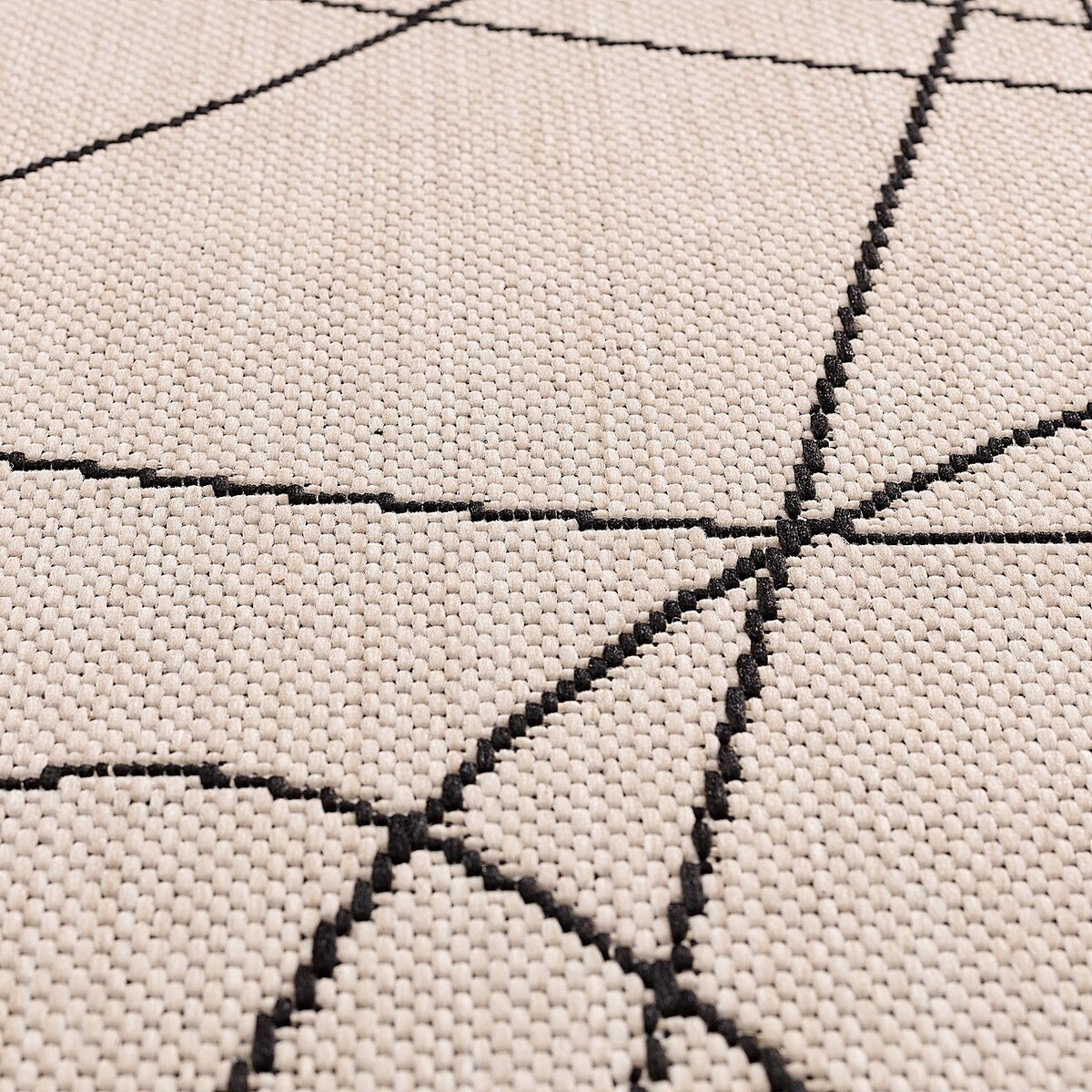 Dywan Lineo wool/ black 120x170cm, 120 x 170 cm