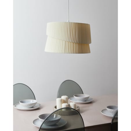 Lampa wisząca beżowa BIRIM