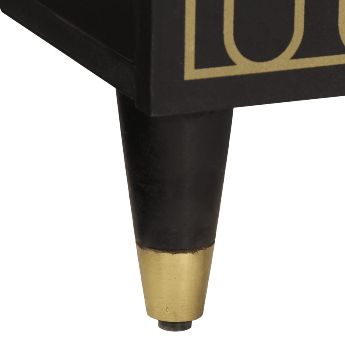 vidaXL Szafka, 90x33x75 cm, lite drewno mango