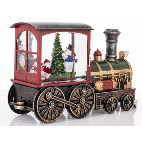 Pociąg Świętego Mikołaja 18x30,5x10 cm LOKOMOTIVA