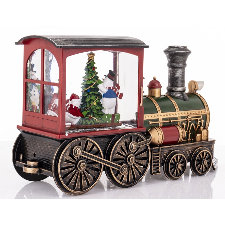 Pociąg Świętego Mikołaja 18x30,5x10 cm LOKOMOTIVA