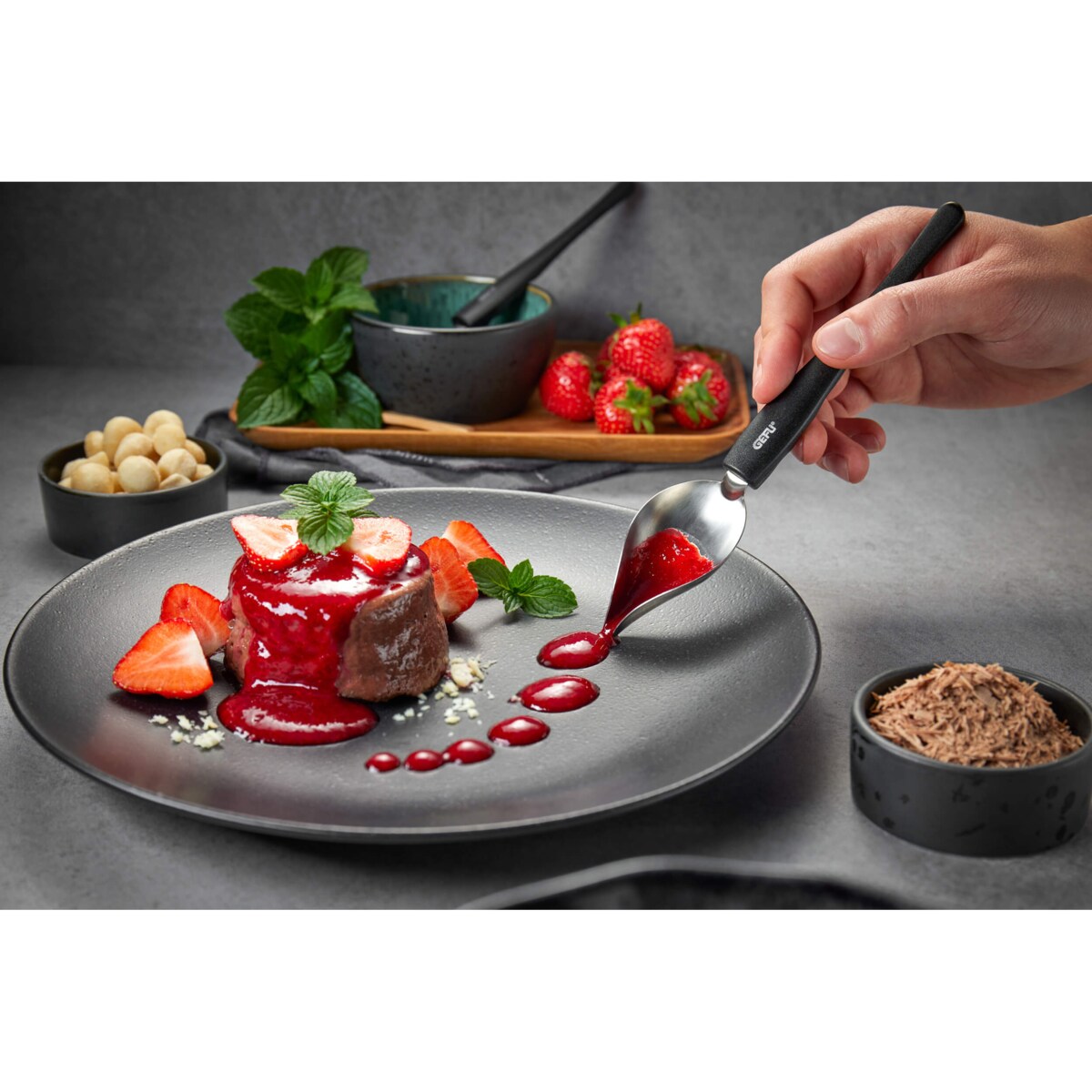 Zestaw 2 łyżek do dekorowania KULINARI