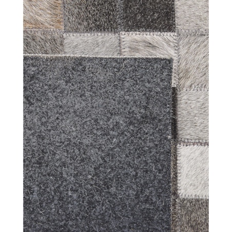 Dywan patchwork skórzany 160 x 230 cm wielokolorowy ARMUTLU