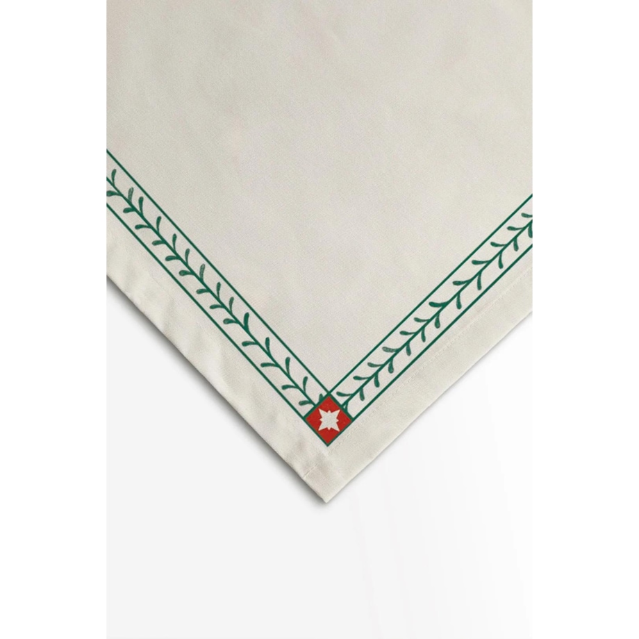 Obrus świąteczny - retro renifer - 140x240