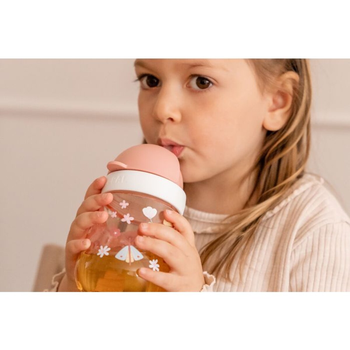 Kubek dziecięcy ze słomką 300ml Mio Sunshine & Rainbow 108014065245