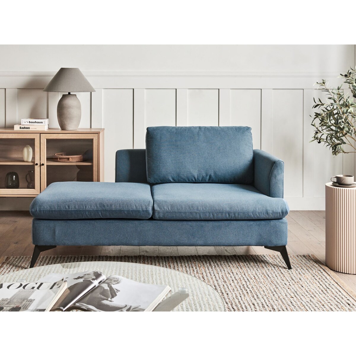 Szezlong prawostronny niebieski SIEVOZ