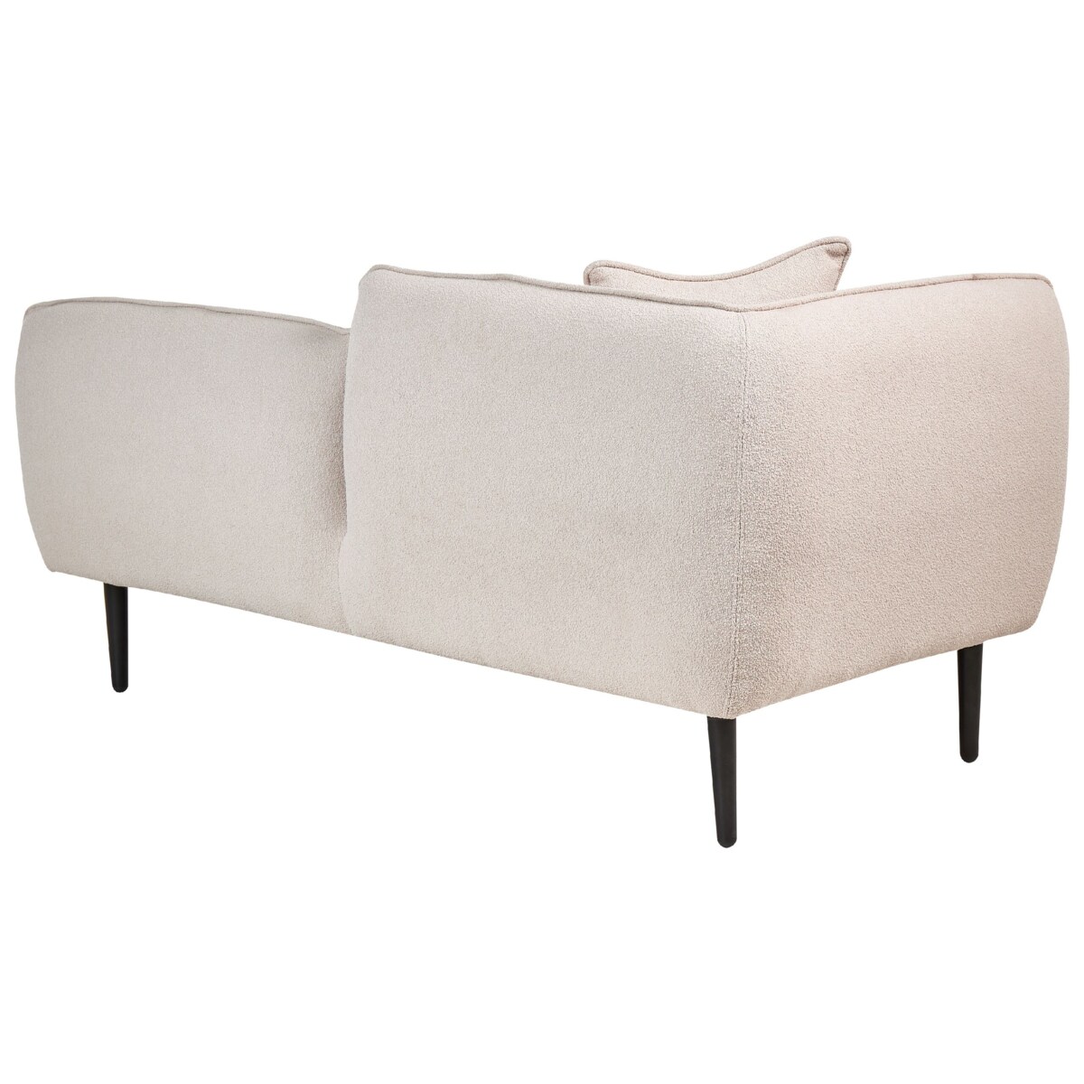 Szezlong boucle lewostronny beżowy CHEVANNES