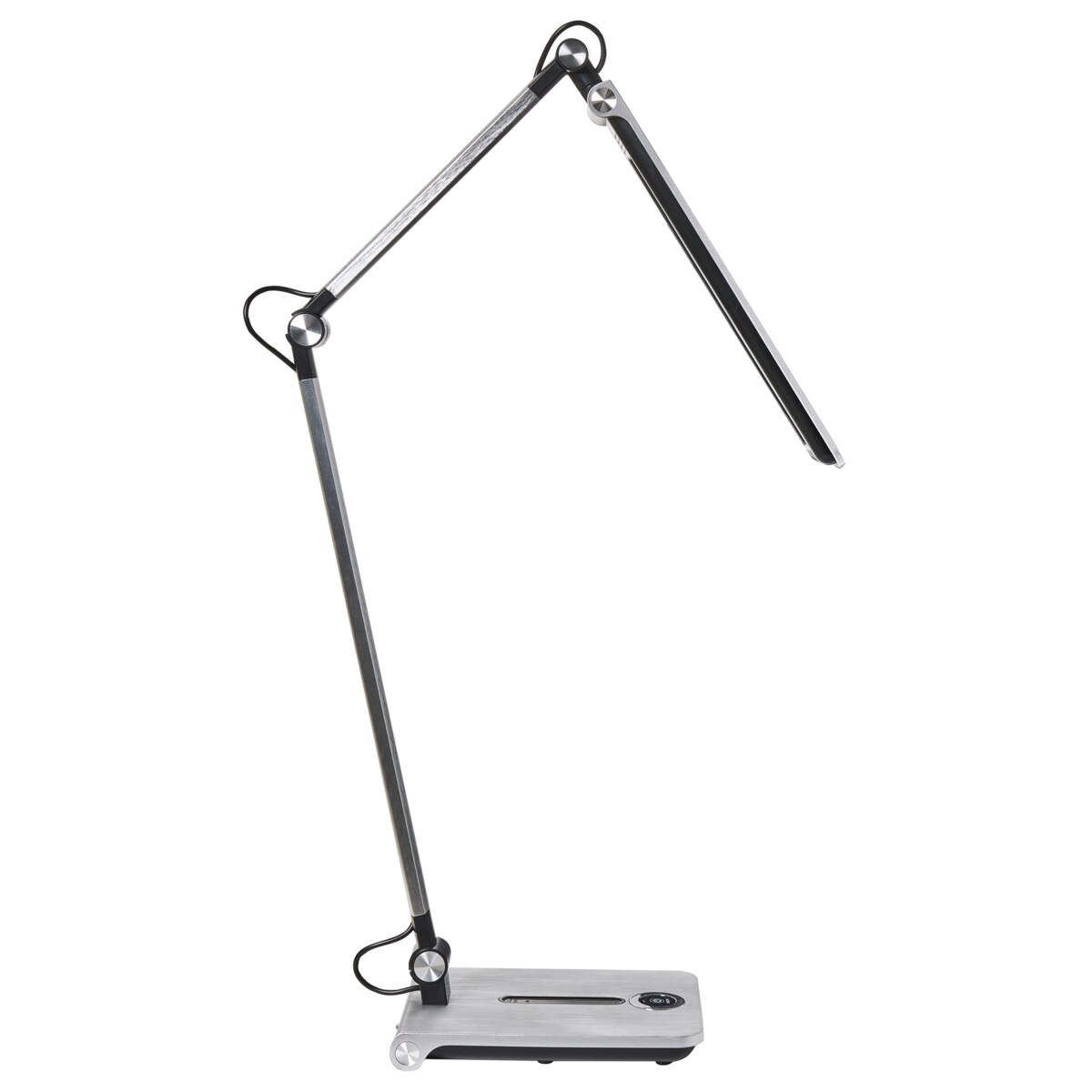 Lampa biurkowa LED AQUILA Ze ściemniaczem Srebrny