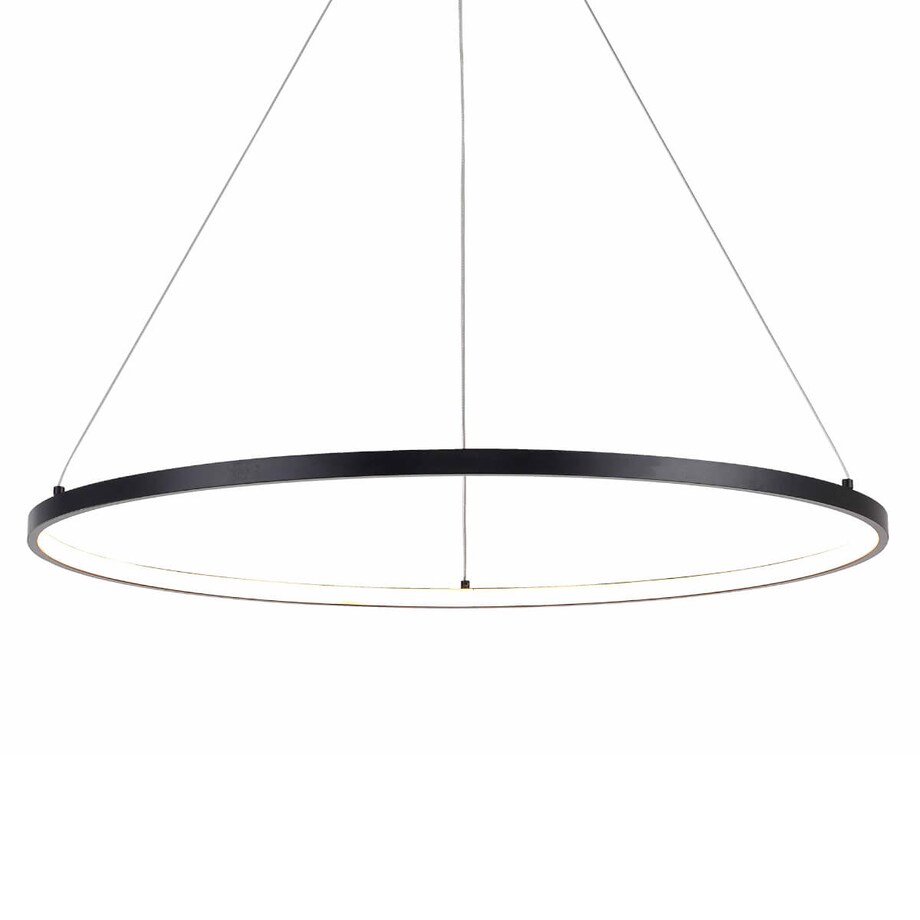 Wisząca lampa ring Horik PEN89424-60BK Zumaline LED 32W 3000-6000K czarna