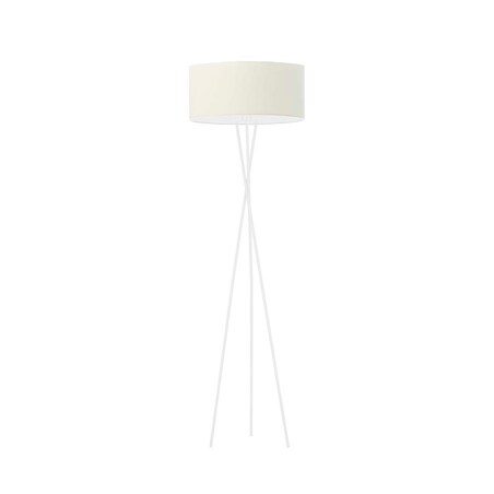 Lampa stojąca podłogowa trójnóg z abażurem walec MORIS