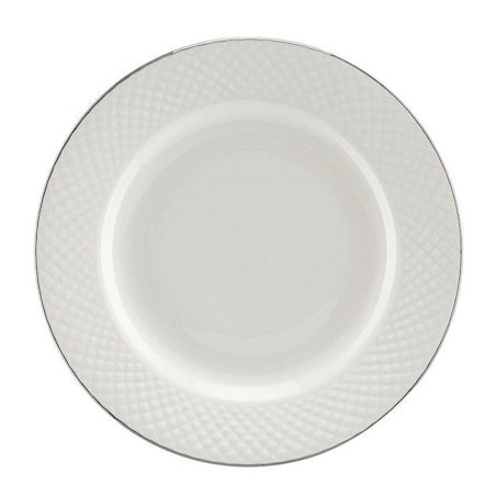 VILLA ITALIA Serwis obiadowy porcelanowy na 6 osób BARI PLATIN