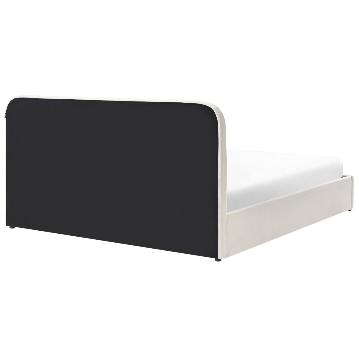 Łóżko z pojemnikiem CHALLANS 180 x 200 cm Złamana biel