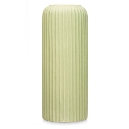 Wazon ceramiczny w paski, zielony, wys. 40 cm