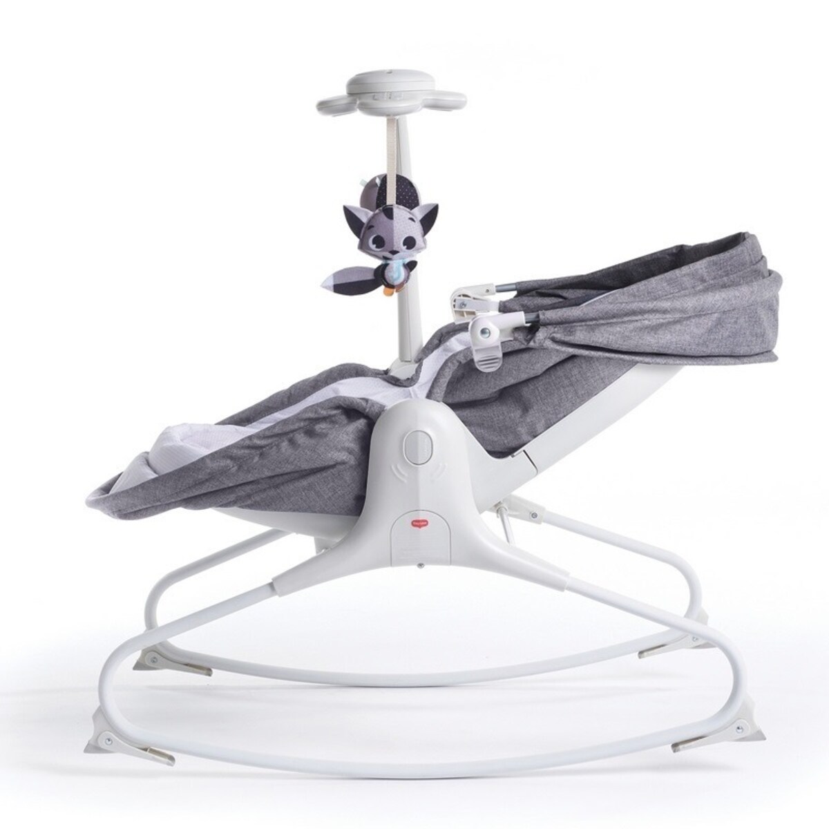 Wielofunkcyjny bujaczek Tiny z budką - Szary