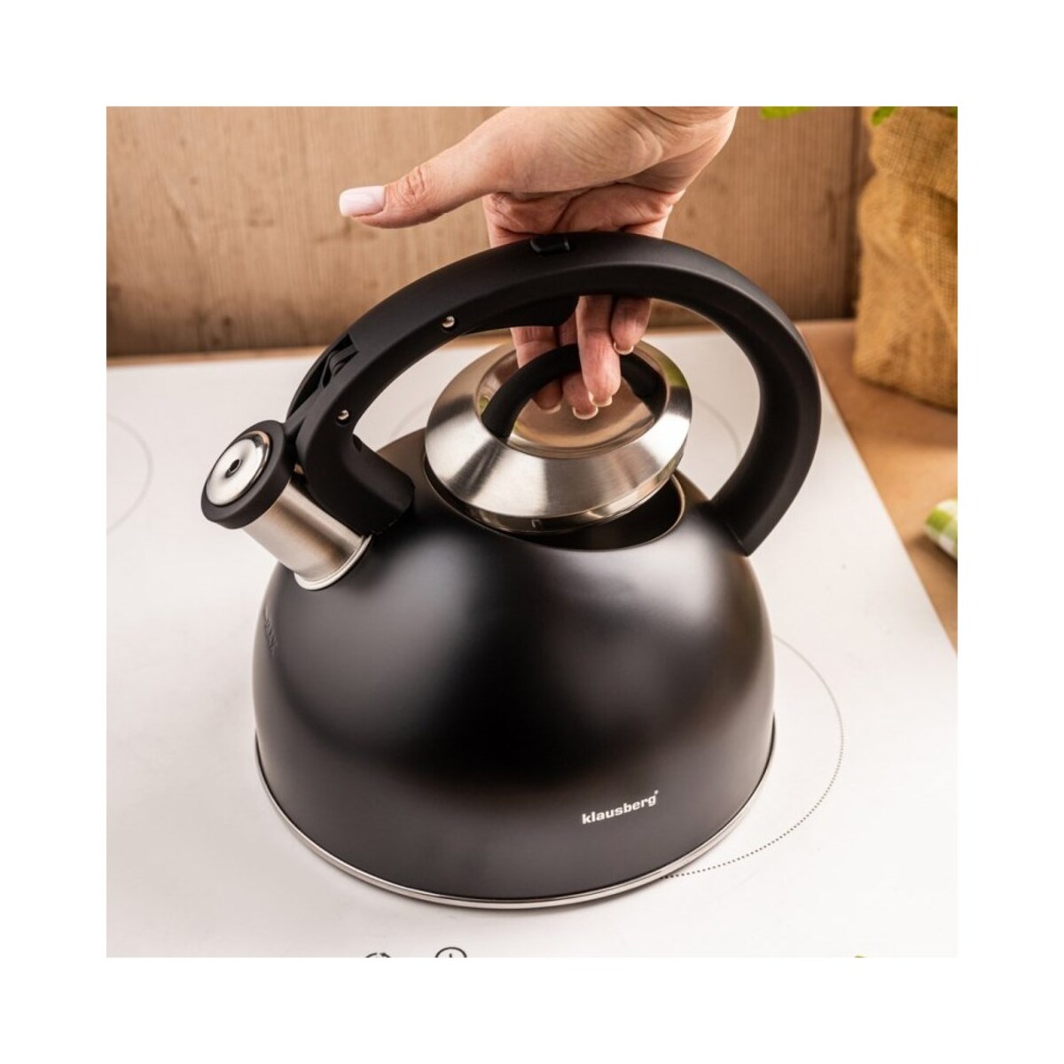 Klausberg czajnik z gwizdkiem 2,5l KB7911