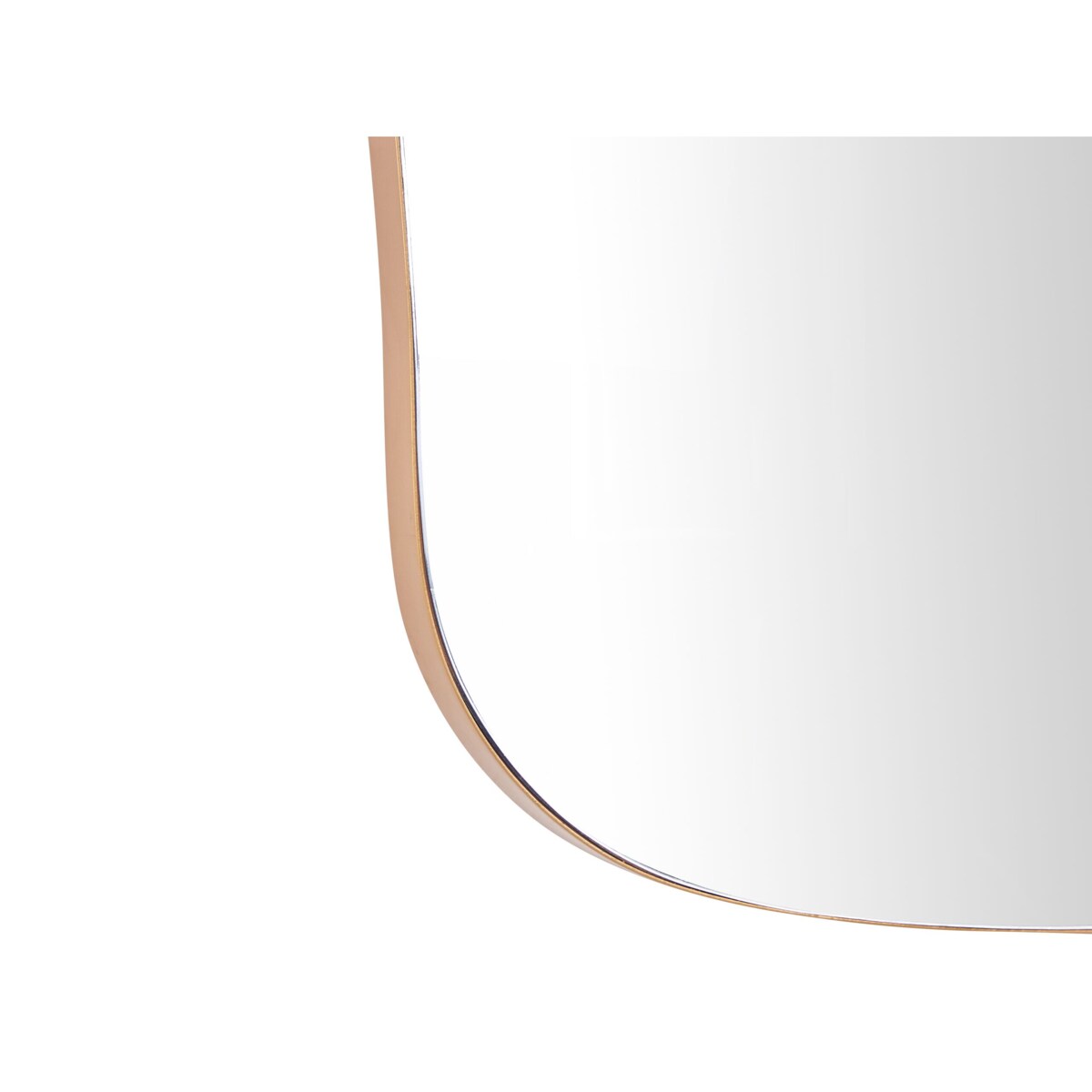 Lustro ścienne PUTEAUX 70 cm 92 cm Metal Złoty