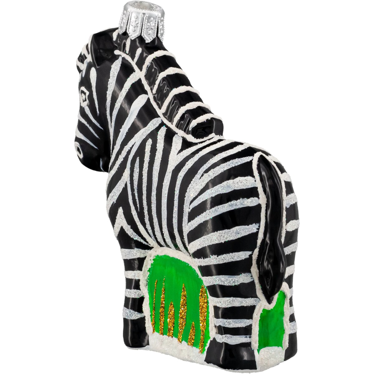 Bombka choinkowa szklana - Zebra