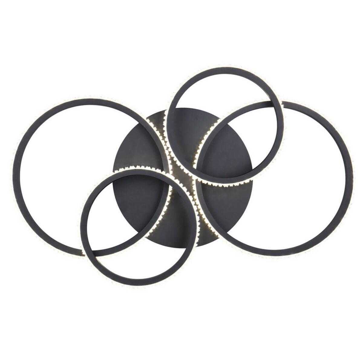 Pierścieniowa lampa sufitowa Cires R67364132 RL Light LED 27W 4000K czarny