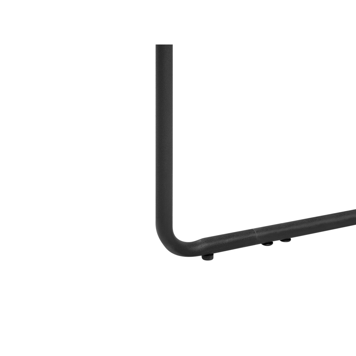 Stolik kawowy mały jasne drewno z czarnym MELODY