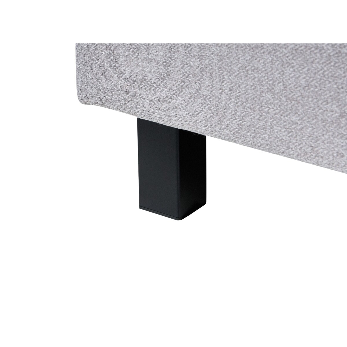 Łóżko SENNEZ 90 x 200 cm Jasnoszary