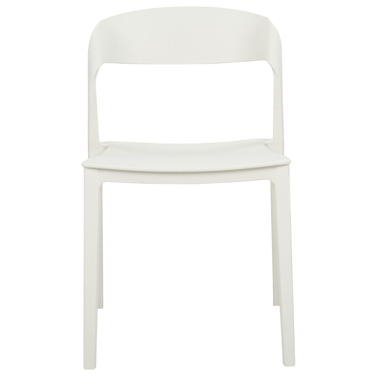 Zestaw 2 krzeseł do jadalni biały SOMERS