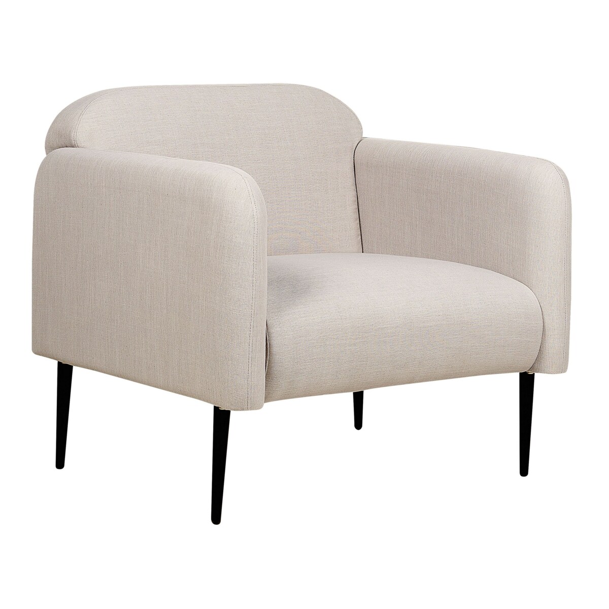 Fotel tapicerowany szarobeżowy STOUBY