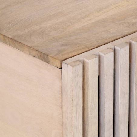 vidaXL Stolik kawowy, biały, 100x55x40 cm, lite drewno mango