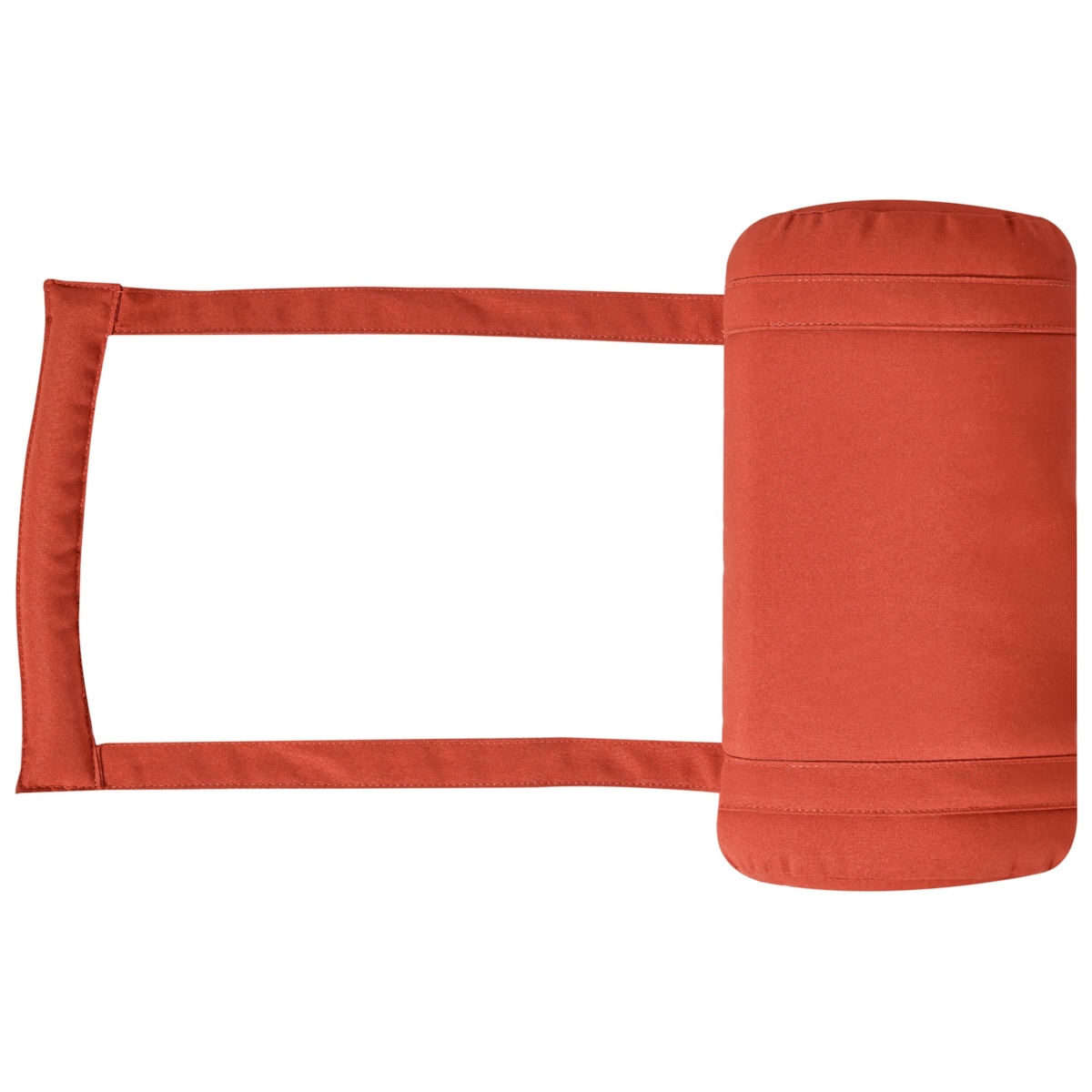 Leżak ogrodowy z poduszką AMANTEA PREMIUM Drewno akacjowe Czerwony